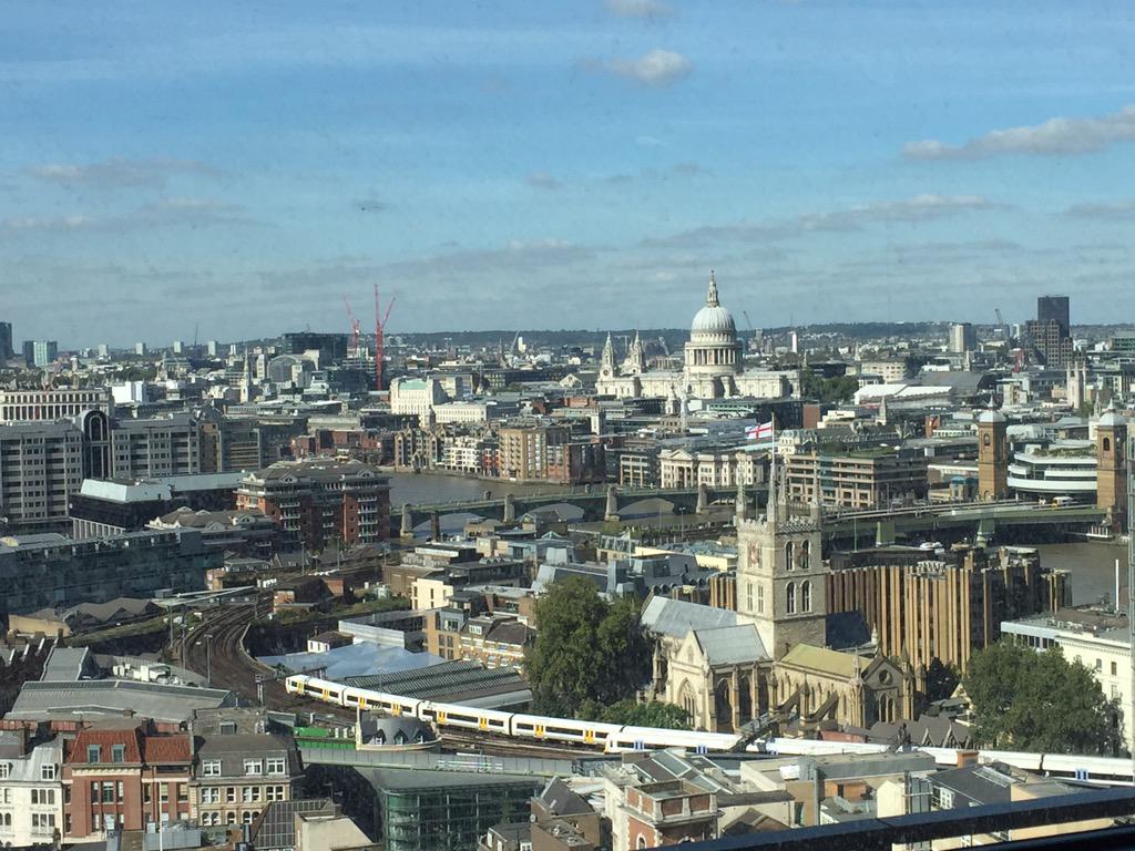 kingsdentistry's tweet photo. Lovely day, stunning view! #GuysTower #London http://t.co/qpaILn6DyV