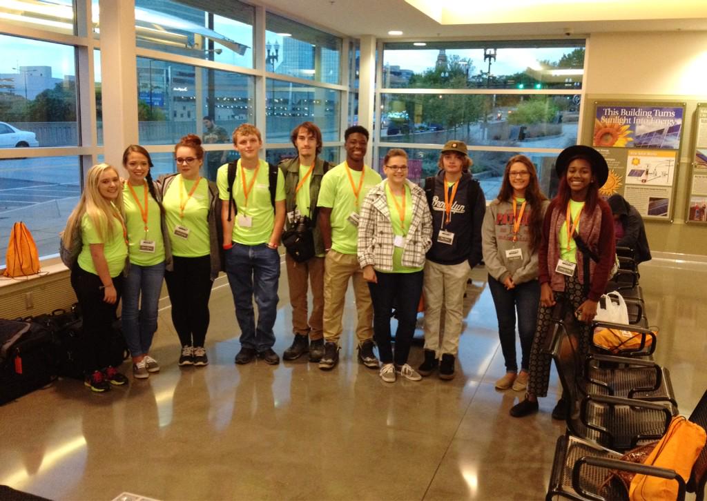 FultonMorrell's tweet photo. FulCom students heading to Atlanta today for a video project on MARTA for UT. #gamttep #FulComNews #2509NB http://t.co/kSrCyUhYRm