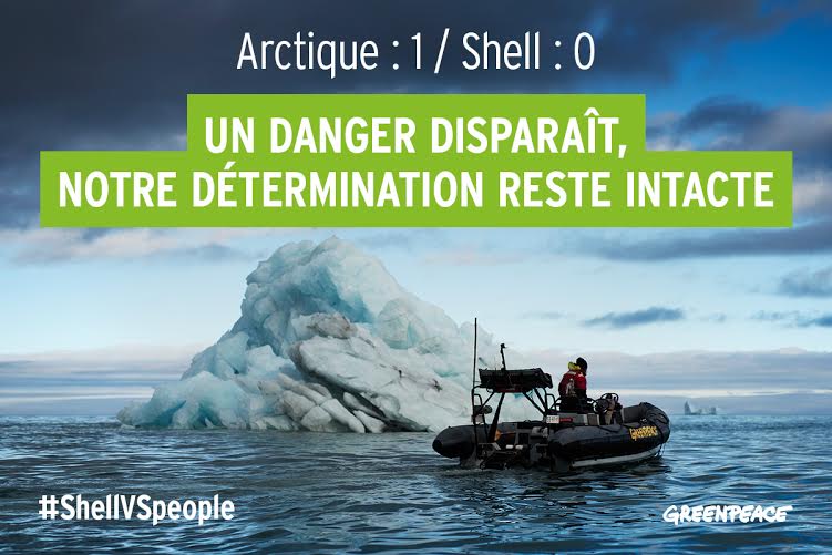 greenpeacefr's tweet image. Arctique : 1 / Shell : 0

#ShellNo #peopleVSshell