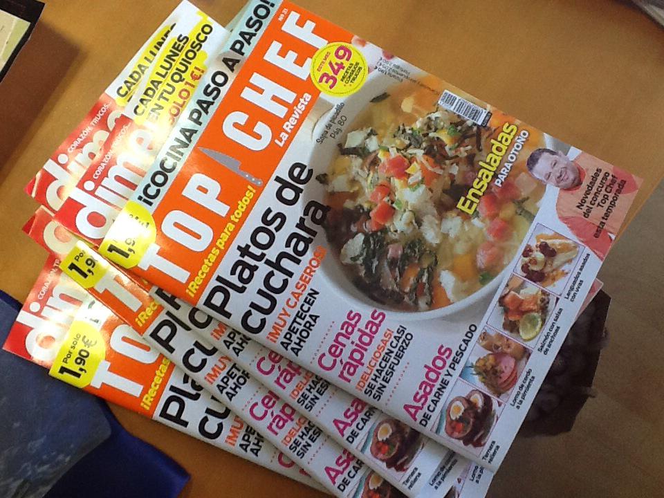 TopChefrevista's tweet photo. Acaba de llegar a la redacción el nuevo número de @TopChefrevista Y este miércoles, en los quioscos http://t.co/TEV042USt3