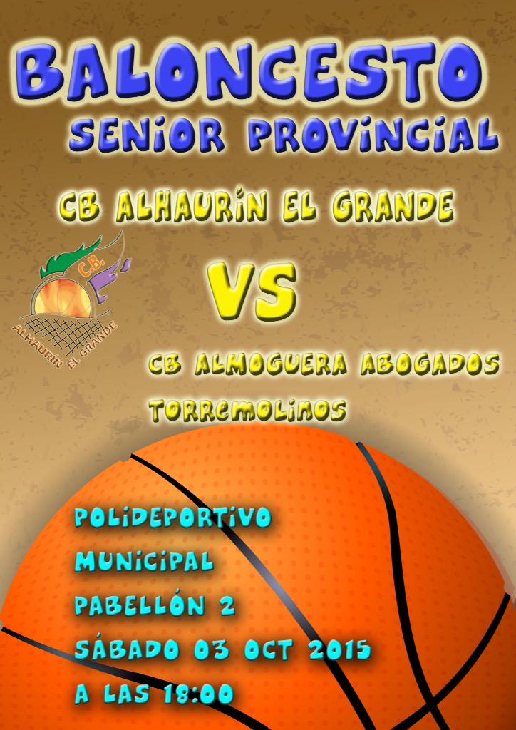 CBAlhaurino's tweet photo. este sábado partidazo contra torremolinos, la liga empieza fuerte!! http://t.co/9MjYyweBqM