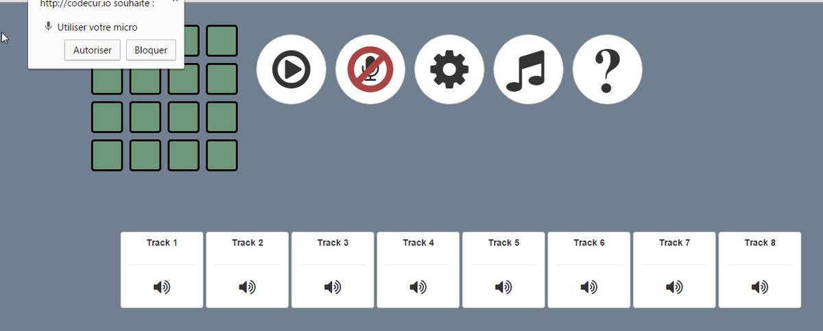 wiwer77's tweet photo. #Web #audio en #direct #sampleur/boucleur en utilisant le #microphone
http://t.co/ZFsBk3O50e http://t.co/3o0dYJ1OUo