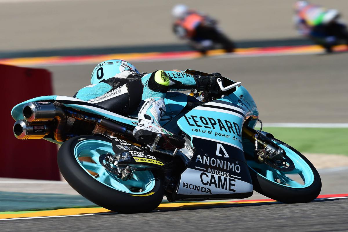 bgmotogp's tweet image. Leopard Racing shows fighting spirit in Aragon moto3.leopardnatural.com/leopard-racing… #Moto3 #EfrenVazquez #DannyKent #HirokiOno