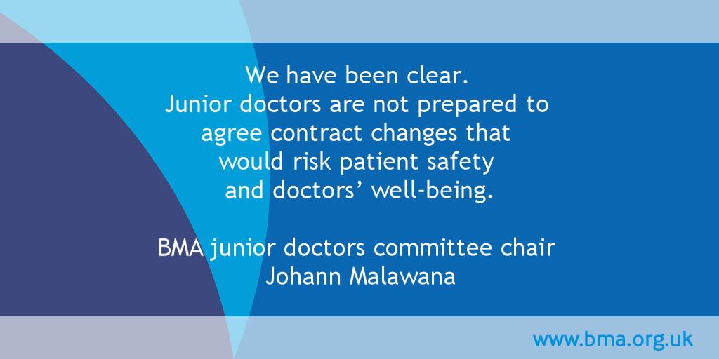 Junior doctors plan to ballot for industrial action @johannmalawana #juniorcontract