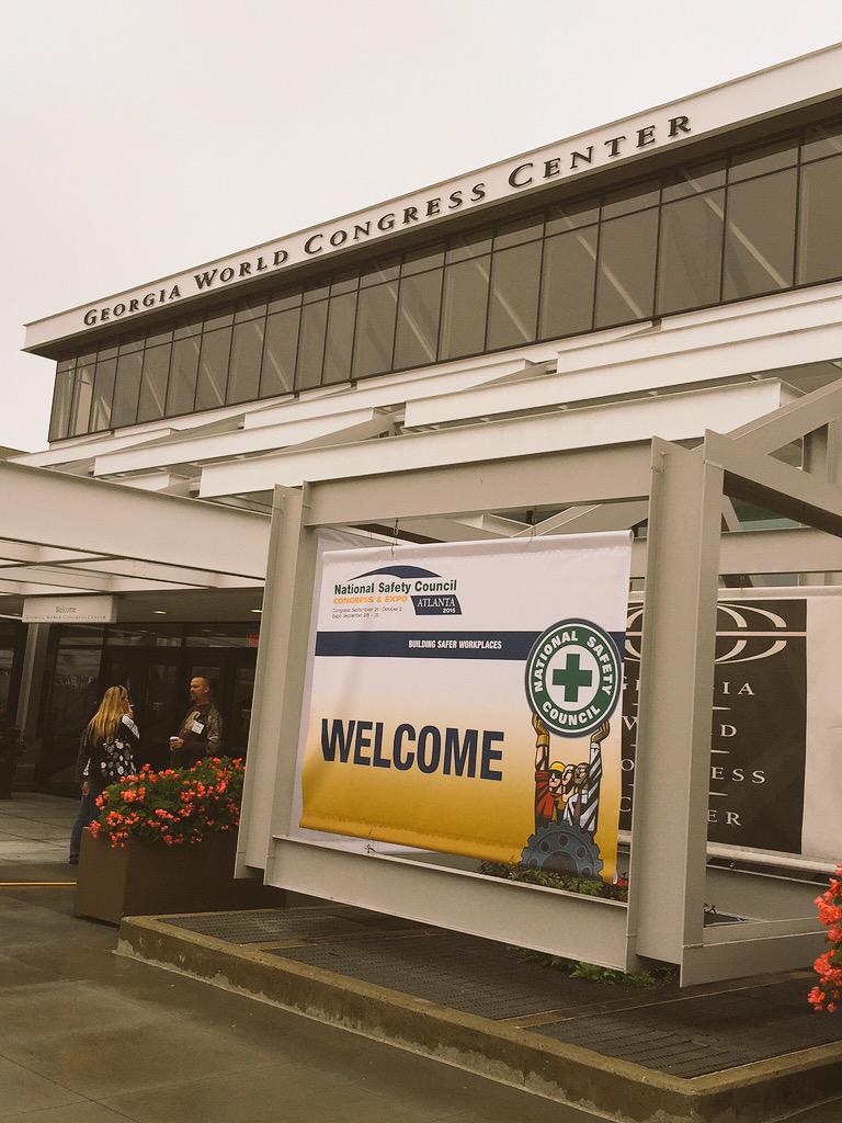 Building Safer Workplaces! Day 2 of the NSC Congress and Expo with over 14,000 Safety Professionals. #NSCExpo