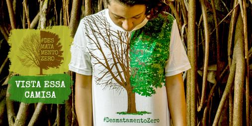 #DesmatamentoZero recebeu um apoio incrível do Ronaldo Fraga. Saiba mais e vista a camisa bit.ly/1MAODpZ