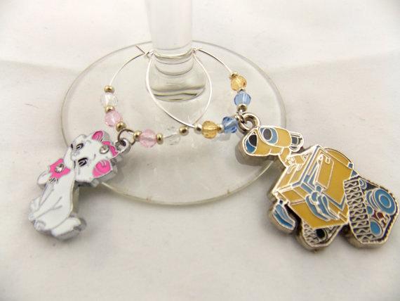 TheWarpZneStore's tweet photo. Wall-E and Marie inspired wine glass charms set of 2 Disney charms handma… https://t.co/pBvtAF0cQ5 #Etsy #GameCharms http://t.co/CPeMpDe2Ea