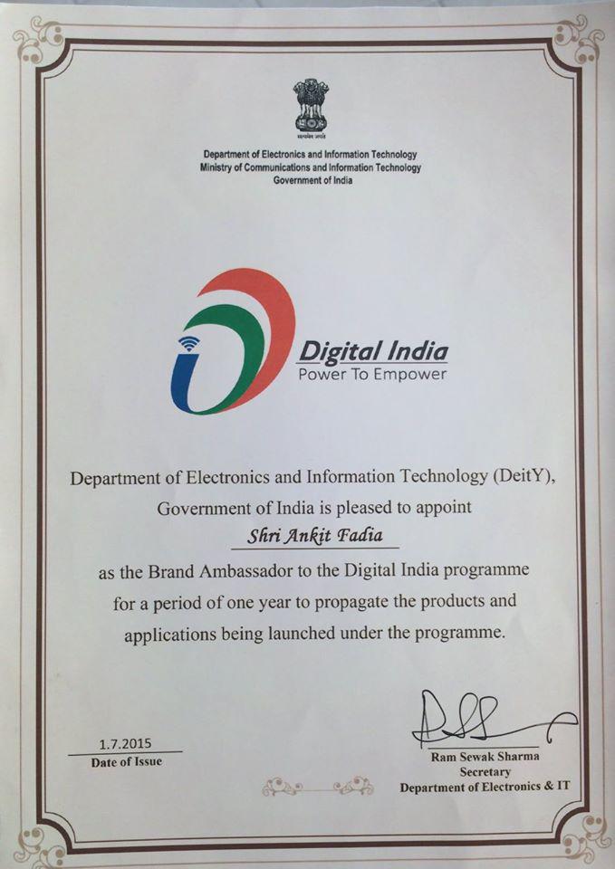 redditindia's tweet photo. .@ankit_fadia we want to invite you for an AMA (Q&amp;A) about your appointment as a @_DigitalIndia brand ambassador. http://t.co/VdCuo9APqw