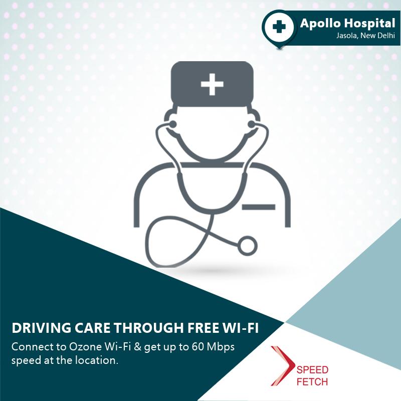 SpeedFetch's tweet photo. Connect to @Ozone_Networks @ Apollo Hospital, Jasola &amp; get up to 60 Mbps speed on #SpeedFetch http://t.co/FWXcoTwx1u http://t.co/FZCFy7KW5v