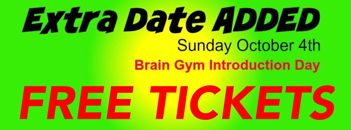 BrainGymIreland's tweet photo. Get free tickets for the extra day added at http://t.co/Cw6myqNkTS http://t.co/gqYe5Ox1A9