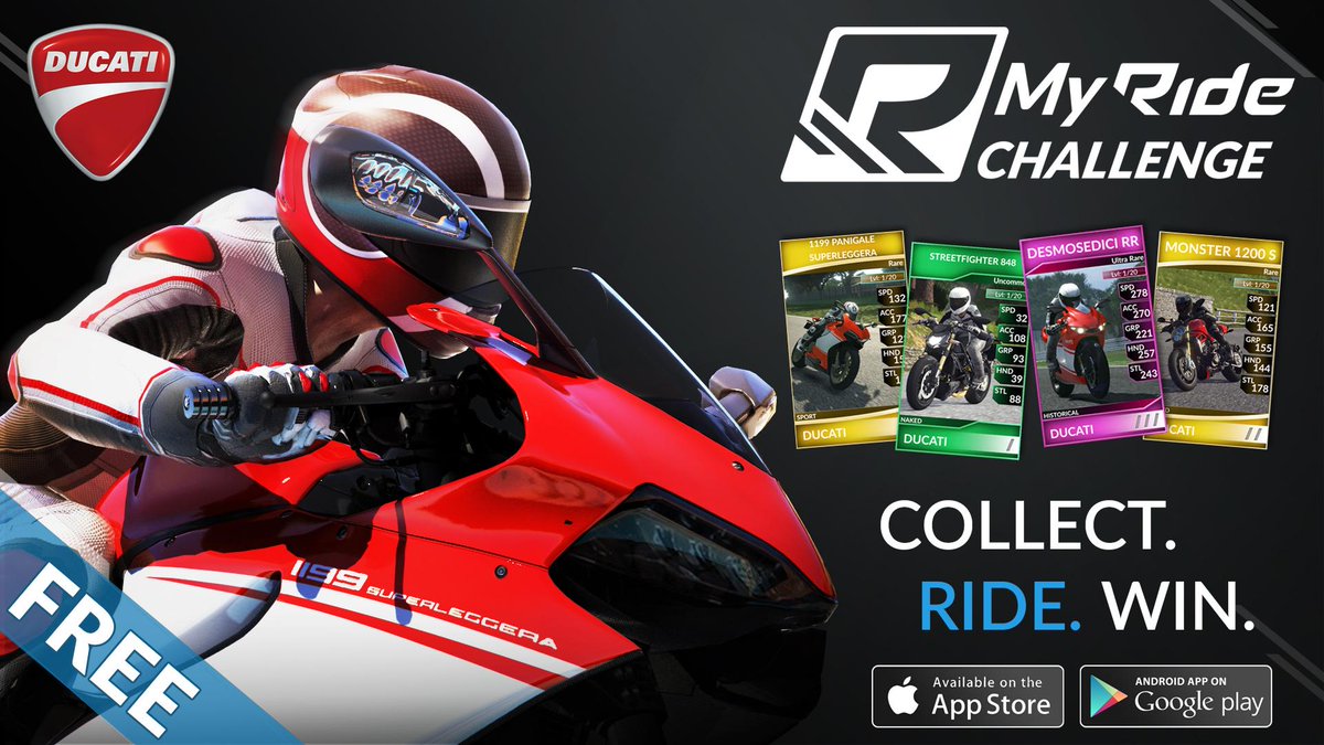 MilestoneItaly's tweet photo. Find out @DucatiMotor in the new App #MyRIDEChallenge! iOS: http://t.co/do2Ru1DlY2
Android: http://t.co/jTSK0V6zFi http://t.co/gscRF7pPDb