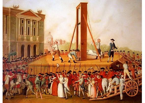 CalTuitaire's tweet photo. "Els tres nous executors de sentències es formaran a #França." Lògic. En saben molt de #guillotines. #saig http://t.co/wK3UXf1FLb