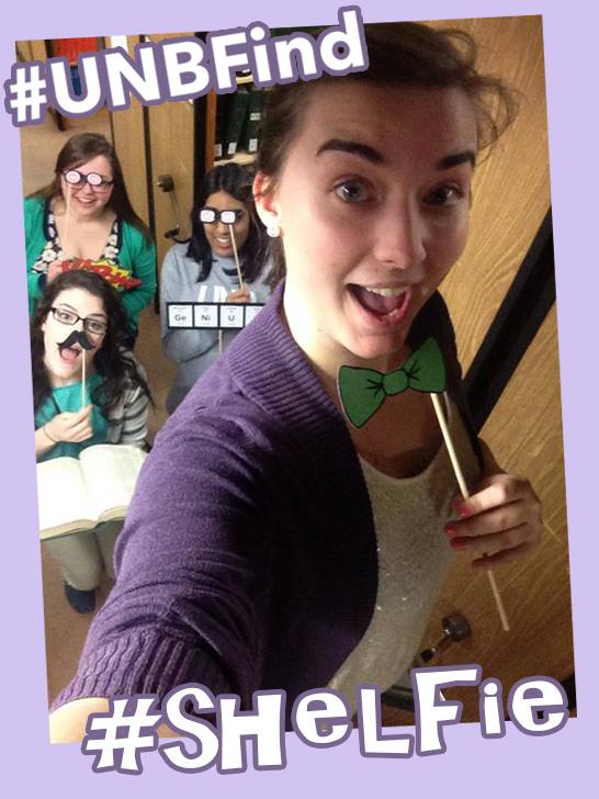 UNBLibraries's tweet photo. You can enter more than once for our daily prize! 1 entry per #shelfie at our locations #HIL #SciLib #EngLib #UNBFind http://t.co/M25p11wXyC