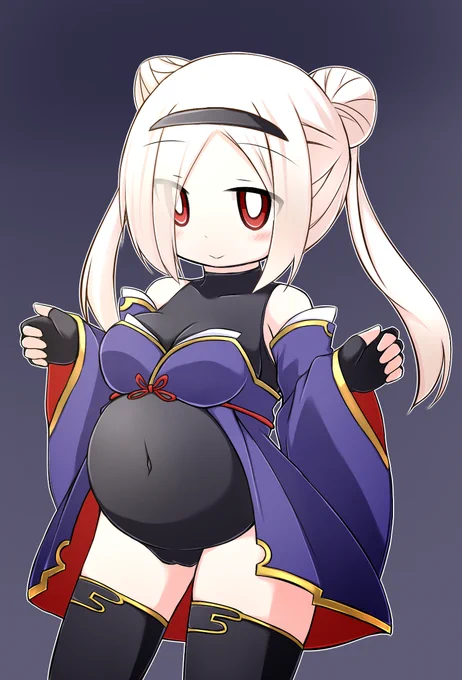 臨月(フルムーン)なゼロさん塗りました。そしてくーげるさんお誕生日おめでとうございます。 