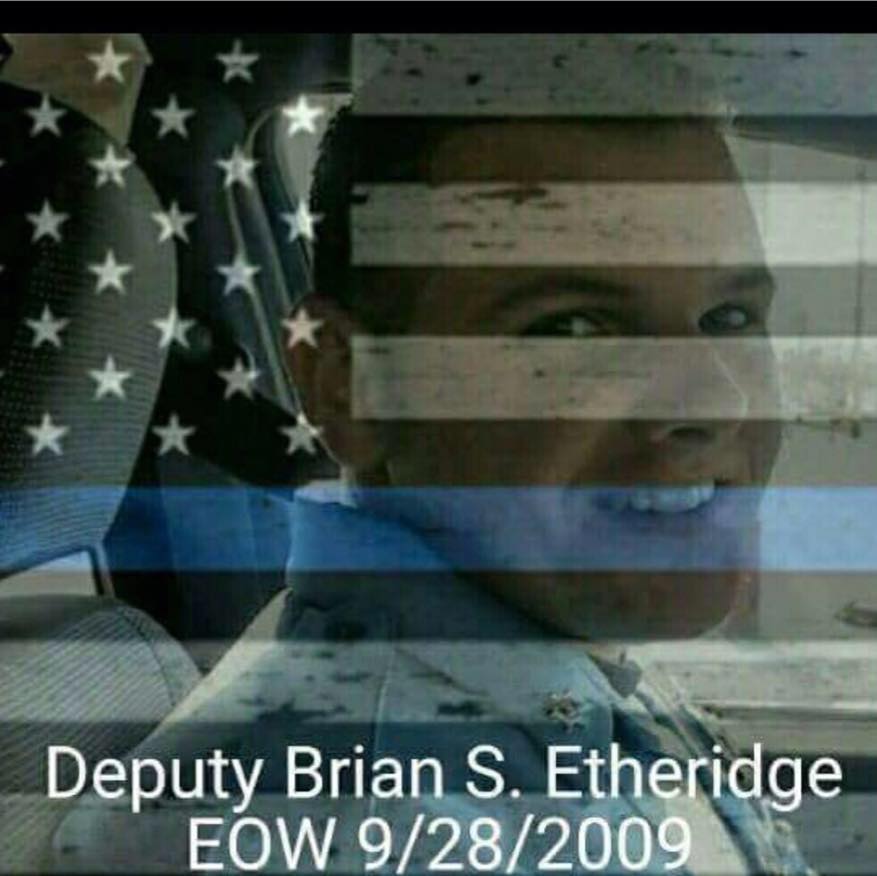 kshighwaypatrol's tweet photo. Today we honor fallen Sedgwick Co. Sheriff's Deputy Brian Etheridge, shot &amp; killed 6 yrs ago today. Never forgotten. http://t.co/sO24afjtmL
