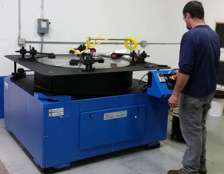 ABTechInc's tweet image. Increasing our capacity and throughput to the sub-micron levels lapping air bearings with the new #LapMaster SS-48H