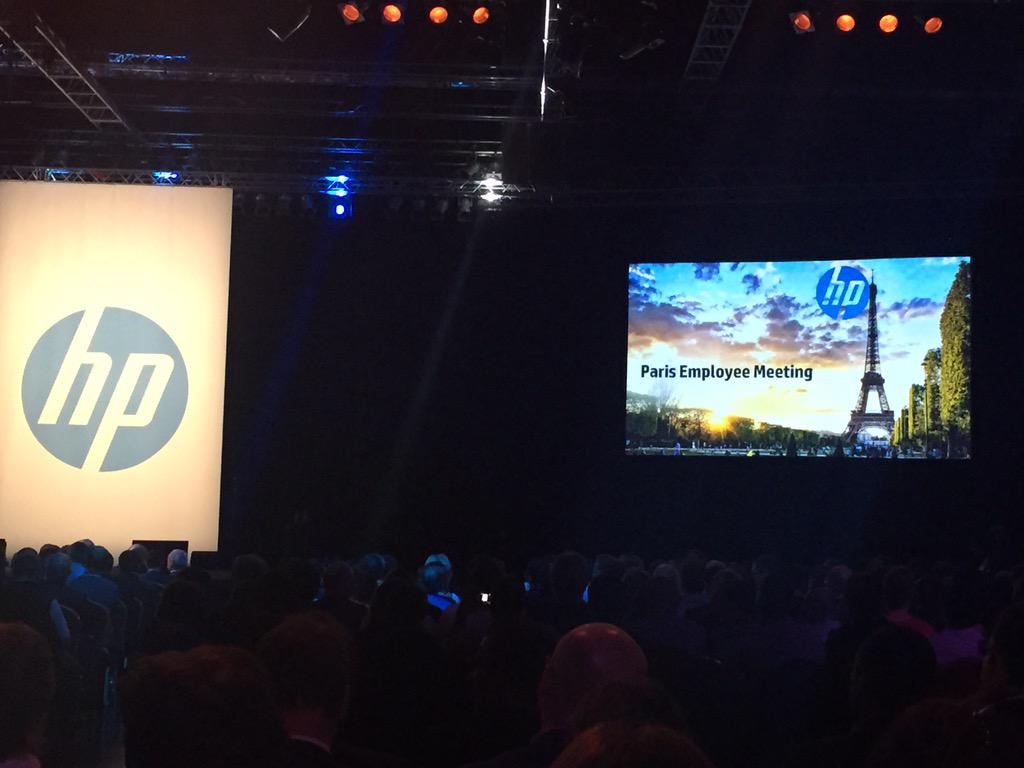 Marie_Wijnen's tweet photo. "France has been the single best country review" -Pleasure to meet you too #megwhitman #parisemployeemeeting #hp #hpe http://t.co/C60llkaVwI