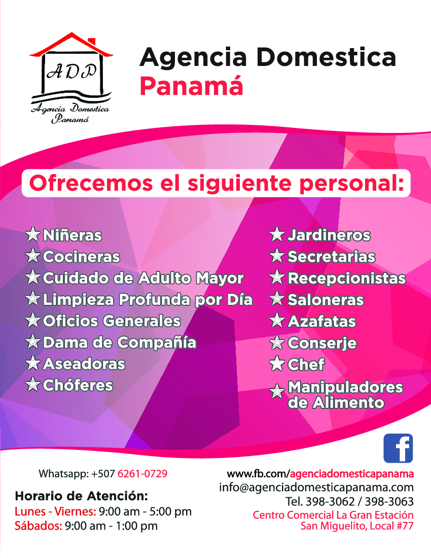 acercadepty's tweet photo. Agencia Domestica Panama, contrate a una empleada domestica, 3 meses de garantia, Tel.: 398-3062 http://t.co/TPPq1hlzKY