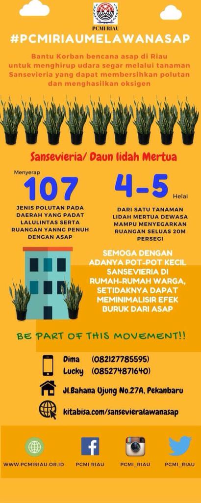 RelawanPKU's tweet photo. Mari selamatkan udara bersih di rumah dan lingkungan #MelawanAsap 

https://t.co/wAyQyOQ3TR
Cc @pcmi_riau http://t.co/Gg6FrEko02