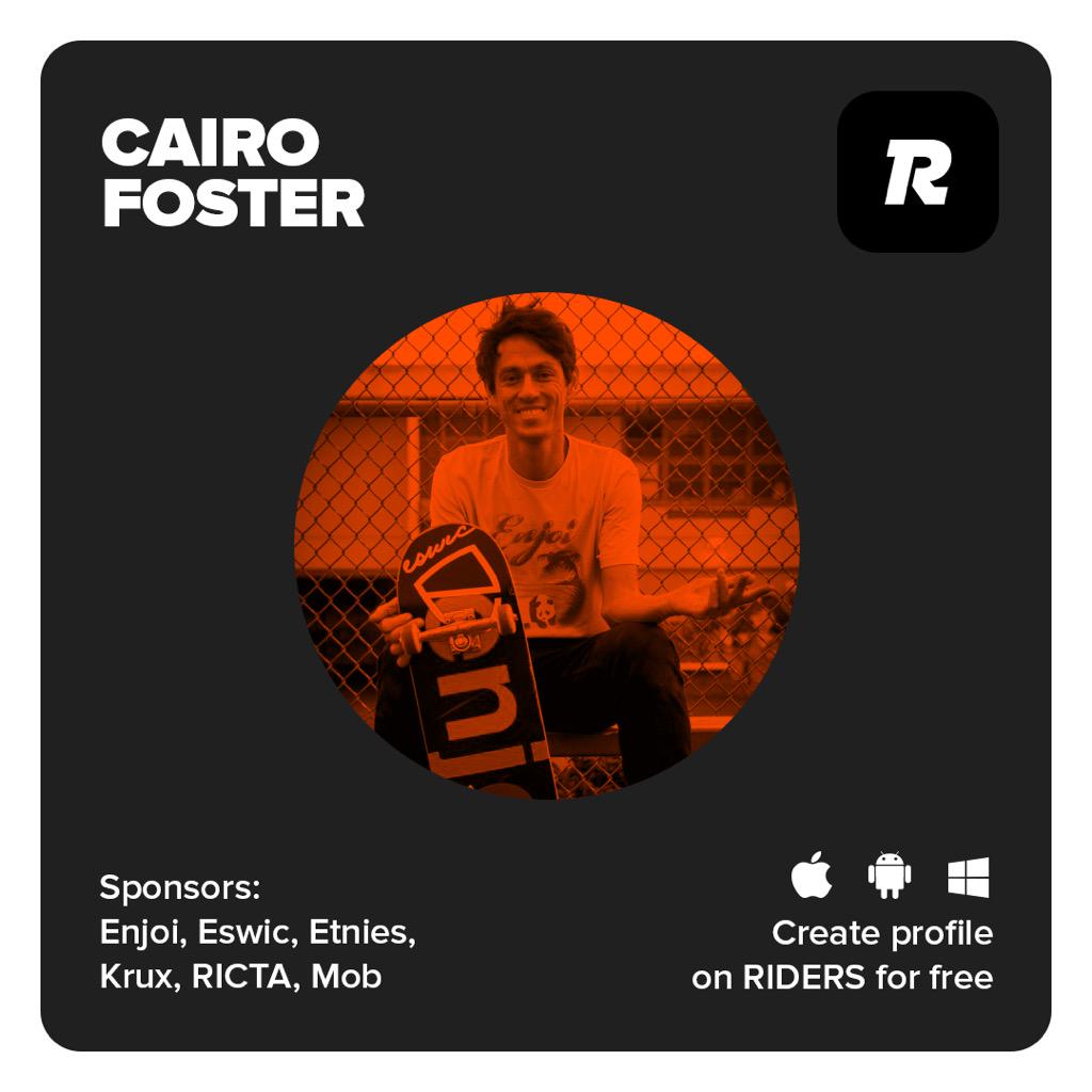 cairofoster's tweet photo. Got a profile going on over @ridersapp...footage of the homies and stuff. Download the app and peep game. http://t.co/kvvi3oZtxA