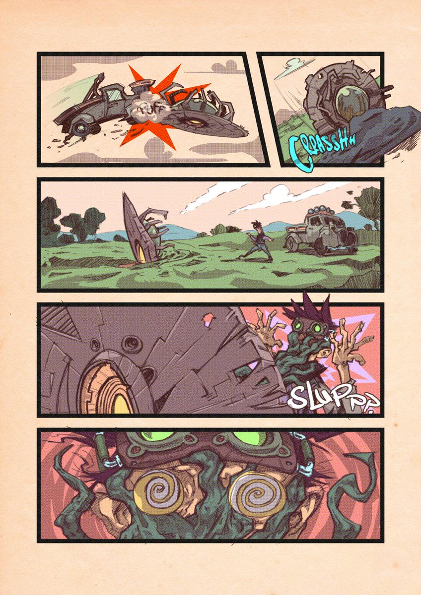 IronkraftGame's tweet photo. We're working on the Intro #comic for Ironkraft ;) Can you guess what happens there? #indiedev #gamedev http://t.co/KjUiNrOiVH
