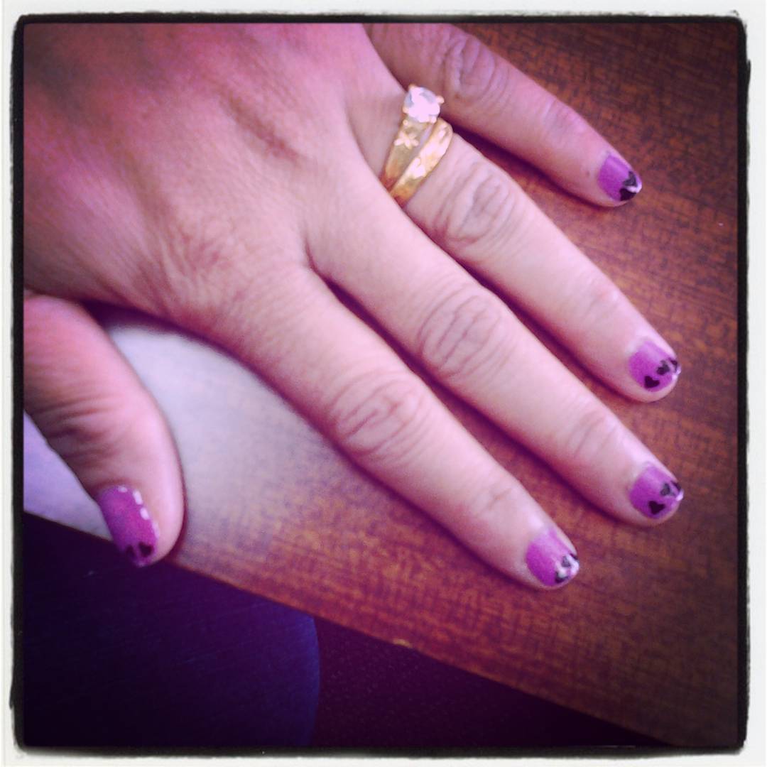Cooke_eLearning's tweet photo. Any love for these? Applied by students @LeicesterColl's #NailArt #course. #beauty #pink #hearts #nails #Leicester http://t.co/7ZmlN1CyWj