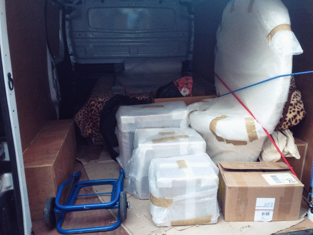 BH_Creatives's tweet image. We're all packed ready to deliver the #librarychair to @SouthTyneLibs tomorrow. @juliamrob @danielclifford6 #acenorth