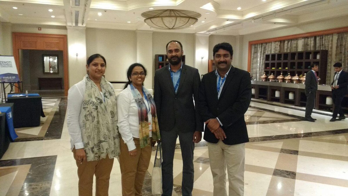 gozenoti's tweet photo. Team #Zenoti with @BubblesIndia owner Mr.Shashank Kancharla http://t.co/N9eRw996j6