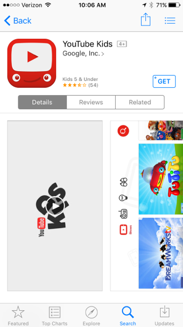harris_pto's tweet photo. Monday App: YouTube Kids - with easy parental controls, kids are able to explore the world and stay safe. http://t.co/7R1R8dqZ0Y