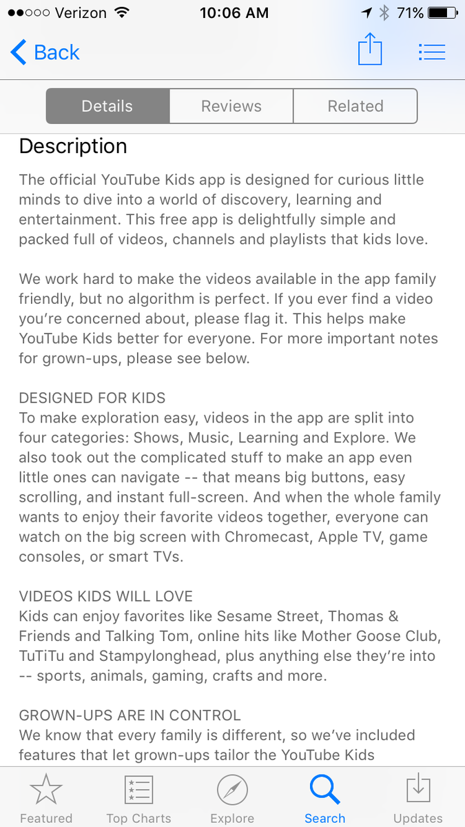 harris_pto's tweet photo. Monday App: YouTube Kids - with easy parental controls, kids are able to explore the world and stay safe. http://t.co/7R1R8dqZ0Y