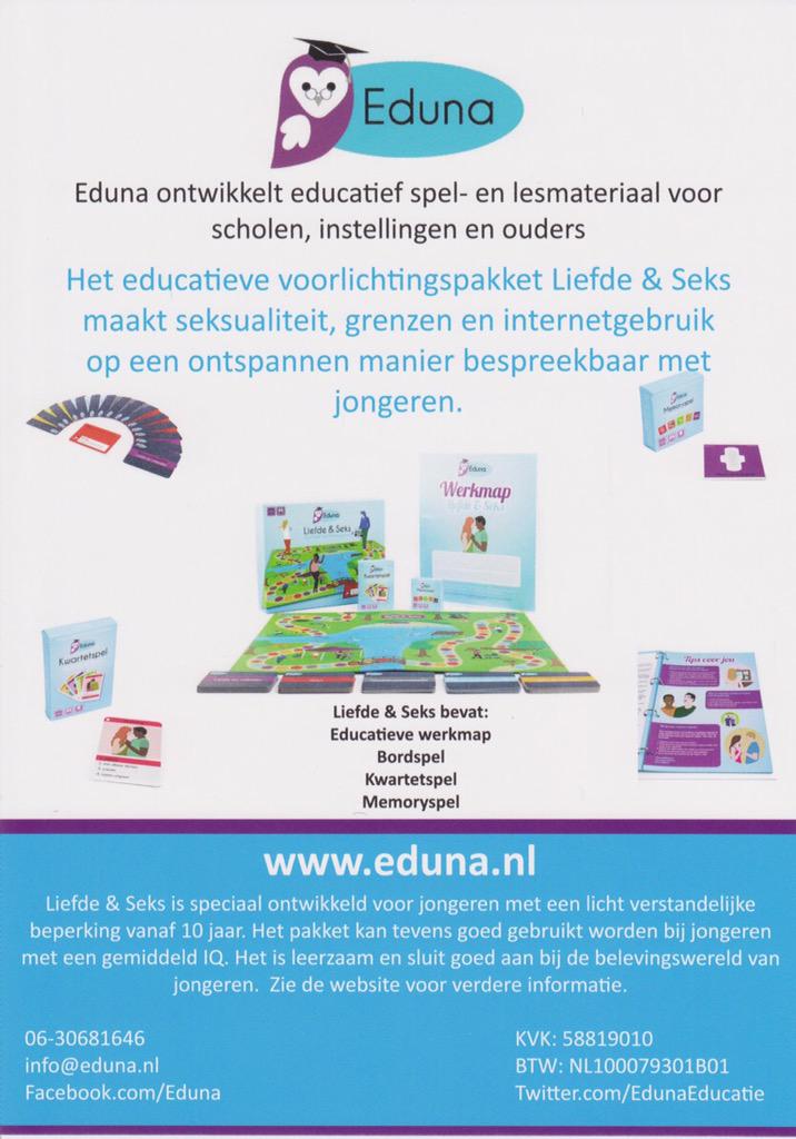 EdunaEducatie's tweet photo. Seksuele voorlichting speciaal ontwikkeld voor jongeren met een licht verstandelijke beperking http://t.co/1jOLmAN5jj http://t.co/jQAvTHeYlw