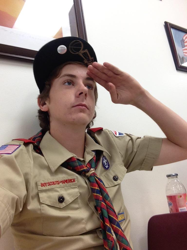 JacktheRymer's tweet photo. Straight outta troop 94 http://t.co/soSm2Um07d
