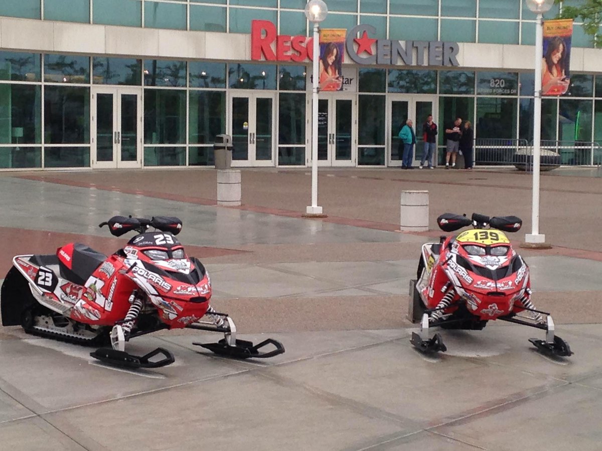 Who else is ready to get winter started? Not long until the boys get back on their beloved #polarissnowmobiles!