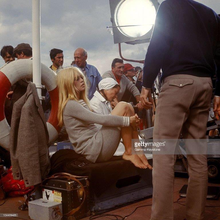 Happy Birthday Brigitte Bardot. Seen here filming \A Coeur Joie\ in Scotland, 1967 