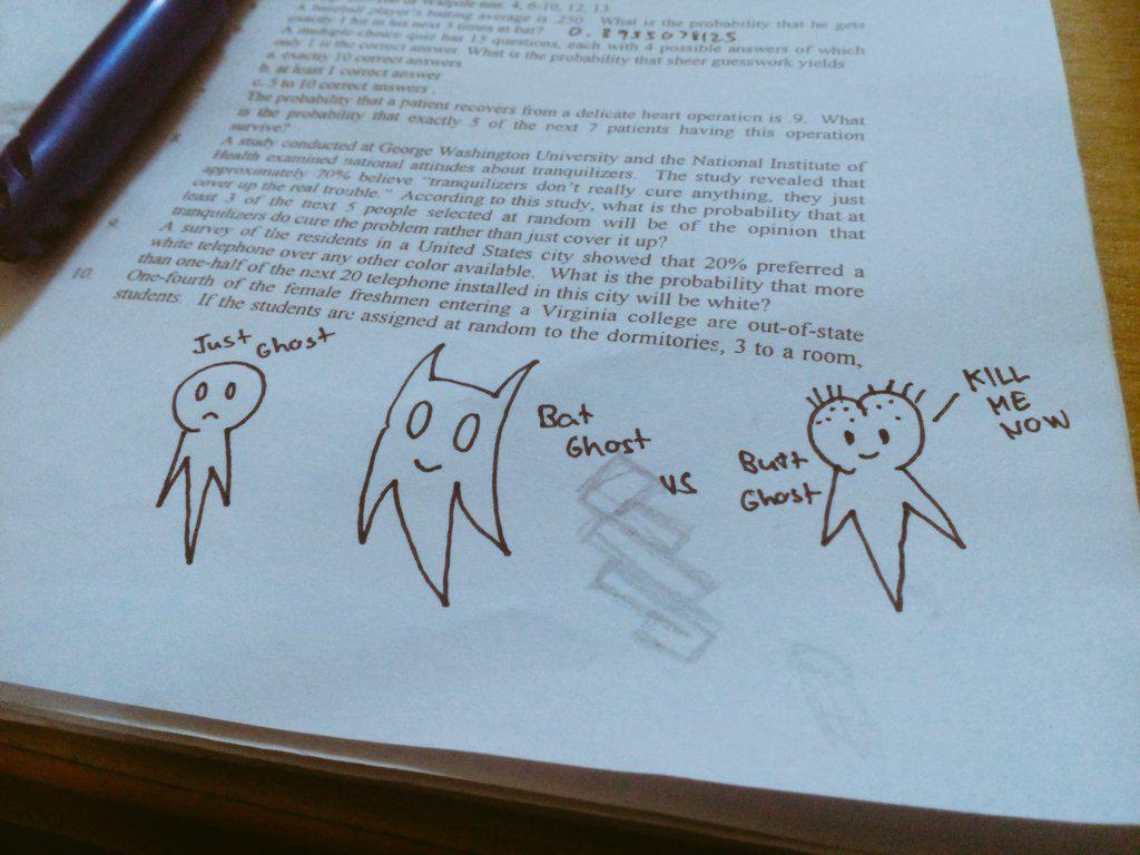 bbbberna's tweet photo. Uy. Yung masterpiece mo o 🎉 #BatGhost vs #ButtGhost @igiepernia 😂😂😂 http://t.co/vpXVfo58cr