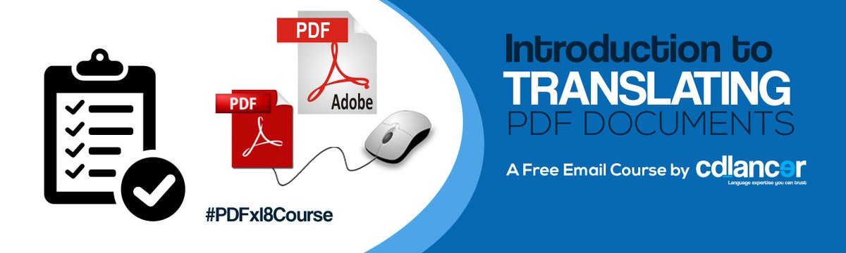 cdlancer's tweet photo. Having difficulties translating PDFs? Take this FREE email Course now! - http://t.co/LnUpzQ1Tbn - #xl8 #CDlancer http://t.co/4AAIvqGpD7