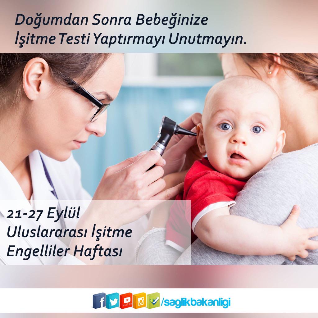 Bebeğinizin işitme taramasını doğumdan sonra en kısa süre içerisinde yaptırmayı ihmal etmeyin.