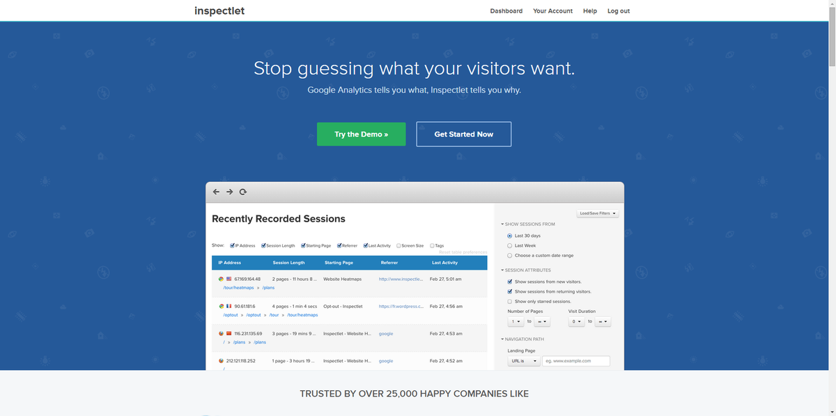 Conversie 101: Inspectlet. Zie wat je bezoekers doen! ow.ly/SsQR7