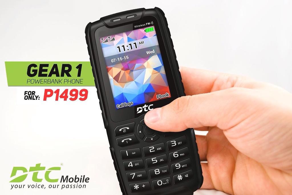 dtcmobileph's tweet photo. DTC Gear doesn't only function as a phone but it also serves as a power bank! #DTCmobile #gadget #powerbank http://t.co/sHjgpfue1R