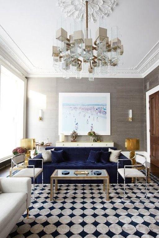 #Azul, todoterreno! Va con todo, en terciopelo o ante se adapta a todas las épocas del año. #decoracion #interiorismo