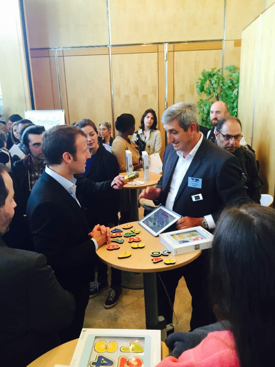 marbotic's tweet image. Marbotic était à Bercy pour les #JEP2015 avec @EmmanuelMacron ! #SmartNumbers :)