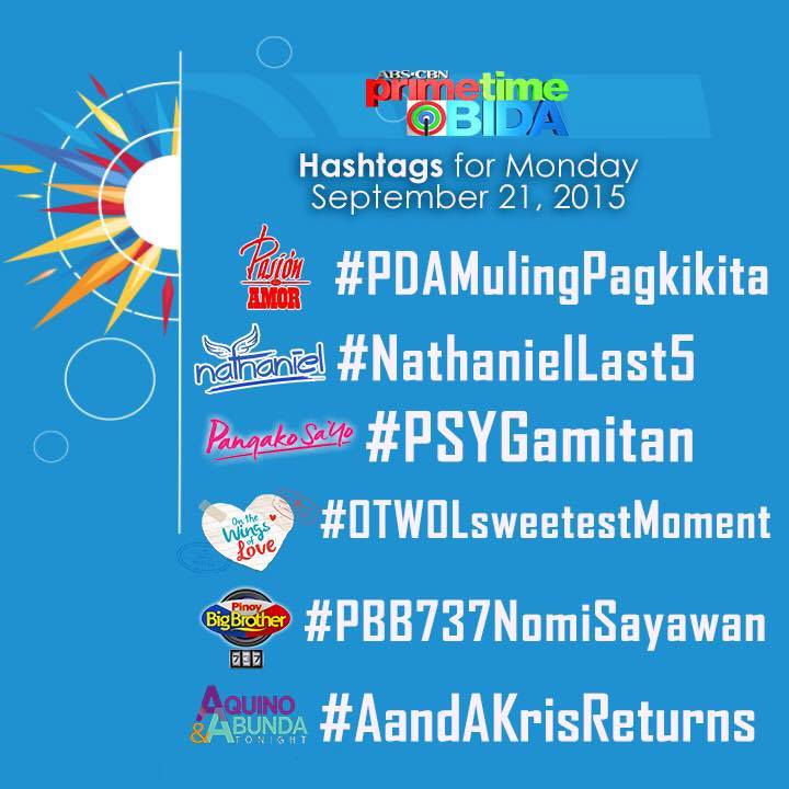 PBBabscbn's tweet photo. Primetime Bida hashtags for tonight #PBB737NomiSayawan http://t.co/SdZogFTLdj