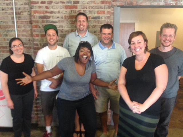 ontheroadcollab's tweet photo. Some of our #CommunityTeachers after Orientation! @ryanclarkva @dcampbell_photo @Brandyonradio @tftharrisonburg http://t.co/PO1KOYdSl8