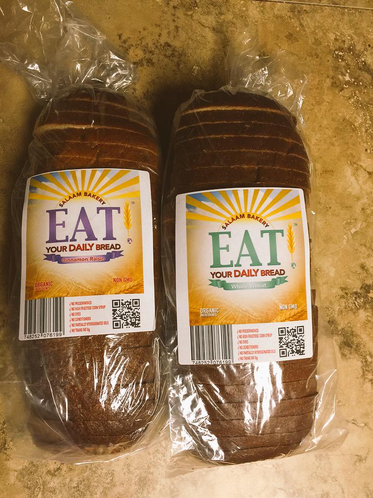 thejchristopher's tweet image. We buy our bread from the Salaam Bakery. All organic ingredients! #BestBreadEver