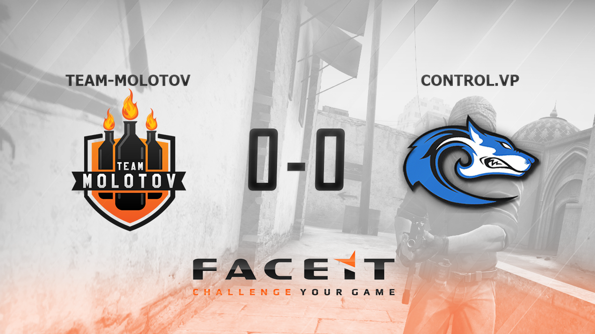 TeamMolotov's tweet photo. Tonight we verse #ControlVP in the @FACEIT Stage 3 Closed Qualifiers! GOTV & Stream details to be posted later! http://t.co/RYwrRwvav6