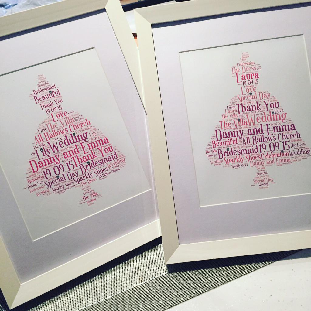 df_madebyus's tweet photo. A 'Thank you for being our bridesmaid' frame!! 👌🏽💕👰🏼🎩 #wedding #thankyou #bridesmaids #marriage #daisyfay #frameit http://t.co/gWgvGUMCS2