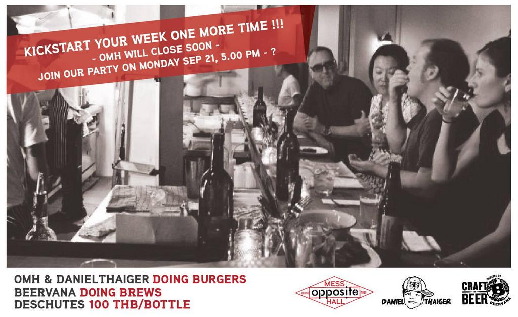 BKKConcierge's tweet photo. 100baht @DeschutesBeer &amp; @danielthaiger x OMH burgers! Head to @oppositebangkok after work today...
#Bangkok http://t.co/pcYk2bIZ9v