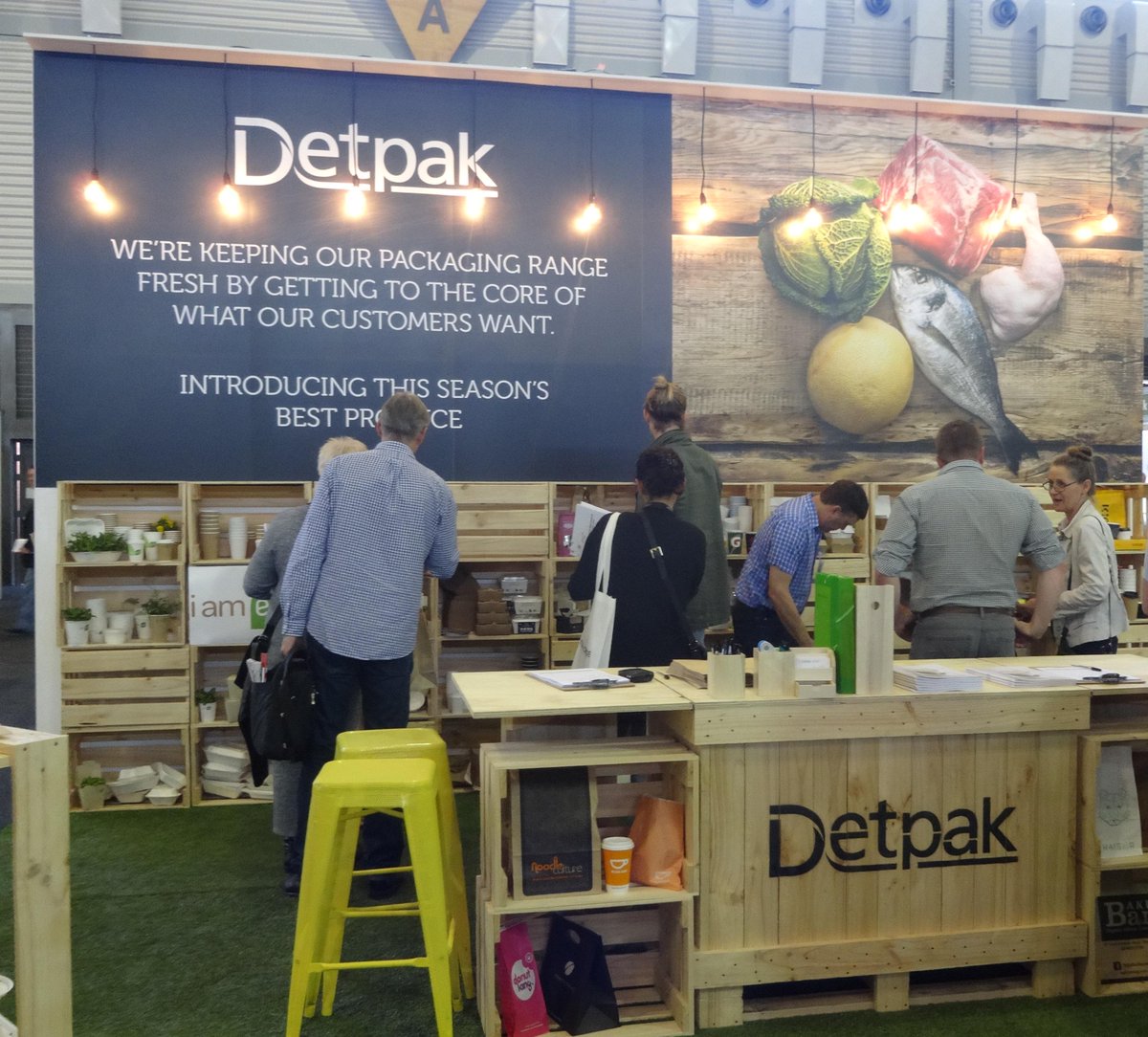Detpak's tweet image. #FineFood Sydney is in full swing! Come and visit the #Detpak team at stand B20. We have new products to show you!