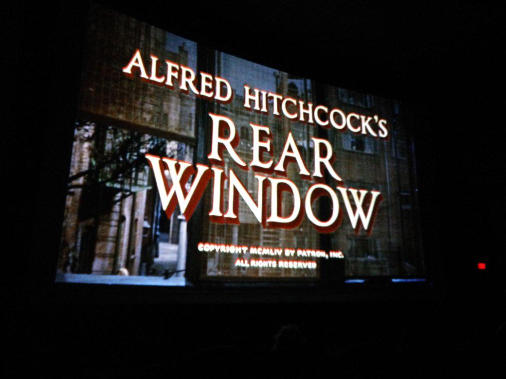 jasonwhyte's tweet photo. I hosted a screening of REAR WINDOW recently. Here are pics. #hitchcock #wastingdata http://t.co/Y7NXgMjCA1