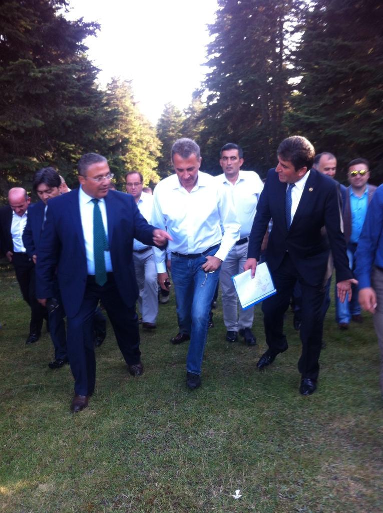 Beşiktaş külübünün saygıdeğer Başkanı Fikret Orman ile Bolumuzun şirin ilçesi Gerede de Bjk için kamp arazisi baktık